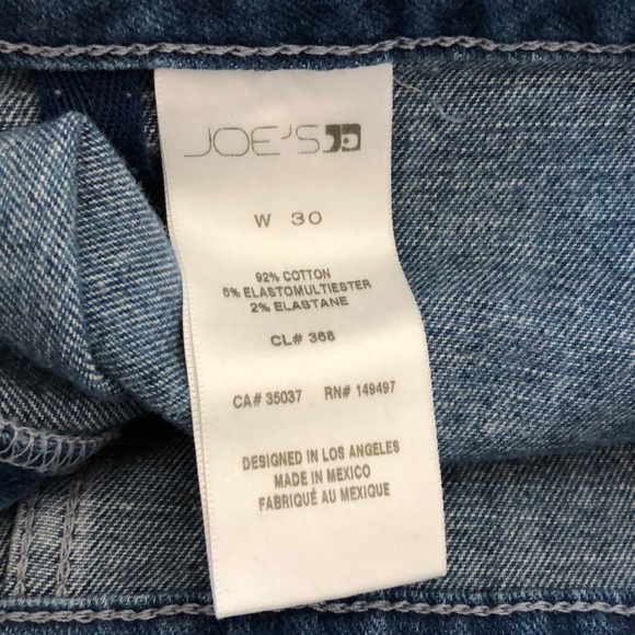 NEW! JOE’S denim blue jeans belt shorts - Picture 8 of 8